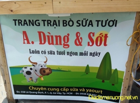 Cửa Hàng Sữa Tươi, Yaourt Ngon Gò Vấp