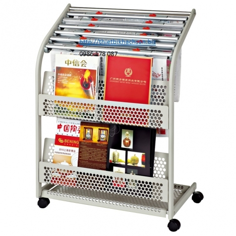 Kệ để sách báo bằng inox