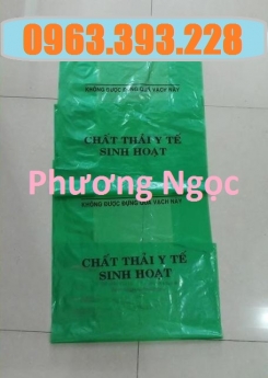 Túi rác y tế, túi đựng rác thải y tế, túi rác y tế tự hủy, bao đựng rác y tế, túi đựng chất thải y t