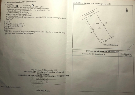 5 Sào Phước Thái, gần khu dân cư cần bán gấp, đường quy hoạch nối QL51