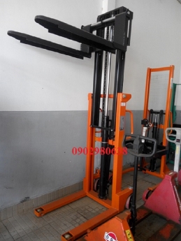 [BÁN RẺ] Xe nâng tay cao 1 tấn chất lượng chuyên dụng Tphcm