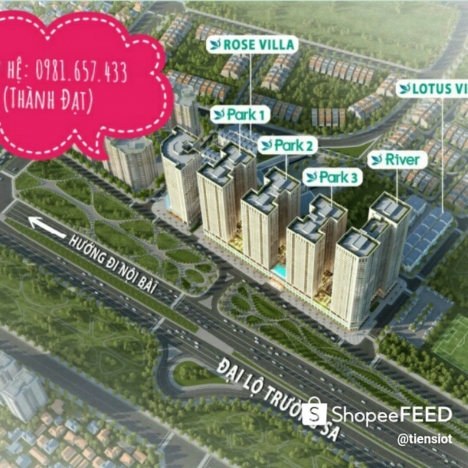 Chỉ với 570 Triệu nhận ngay căn góc 3PN_Đông Nam, chiết khấu 12%, CC cao cấp Eurowindow River Park_
