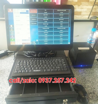 Lắp đặt máy tính tiền in hóa đơn cho quán nhậu tại Vĩnh Long