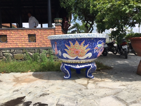 Chậu hoa chân quỳ dán sành sứ , chậu hoa cao cấp, chậu hoa đẹp