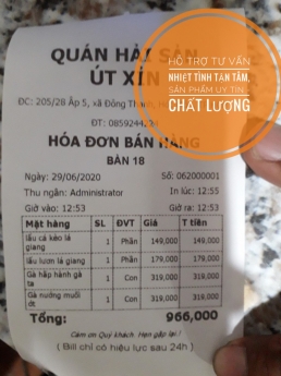 Bán máy tính tiền giá rẻ cho quán cơm tại Vũng Tàu
