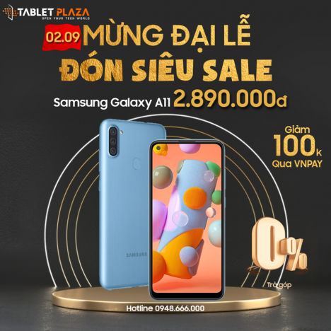 A11 GIÁ SIÊU SOCK CHỈ 2890K TẠI TABLETPLAZA