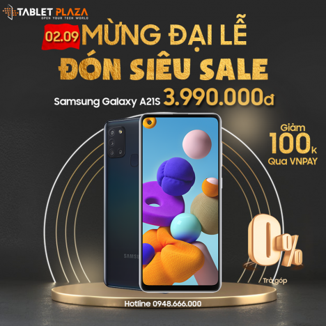 A21S GIÁ SIÊU SOCK CHỈ 3990K TẠI TABLETPLAZA