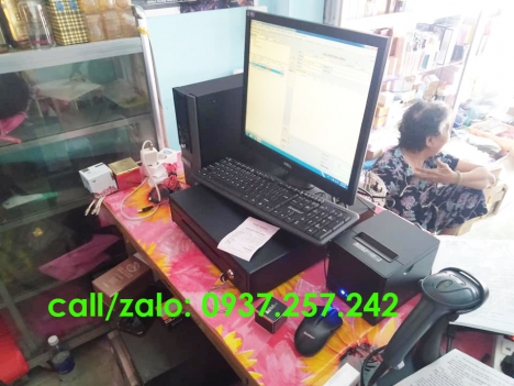 Lắp đặt máy tính tiền in hóa đơn cho cửa hàng, tạp hóa tại Vĩnh Long