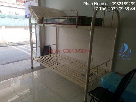 Giường Tầng Sắt Mua giường sắt 2 tầng giá chỉ 1.299k