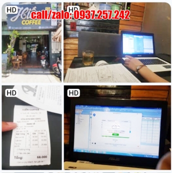 Máy in hóa đơn tính tiền cho Quán CAFE nhỏ tại Vĩnh Long