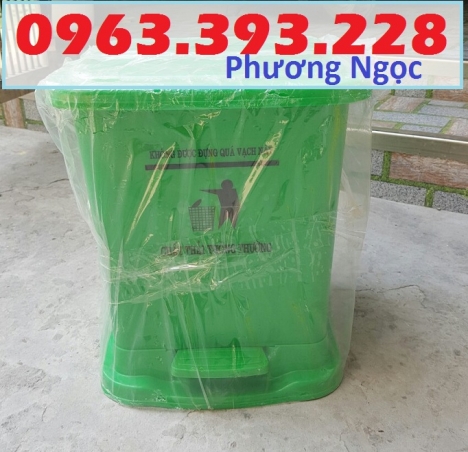 Thùng đựng rác thải y tế đạp chân 25 Lít, thùng rác y tế đạp chân, thùng rác y tế 25L