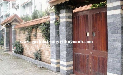 Đá tự nhiên, đá bóc đen, đá ốp tường ngoài trời, đá ốp tường mặt tiền