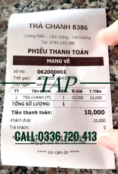 Bán máy tính tiền giá rẻ tại Bình Định cho quán trà chanh