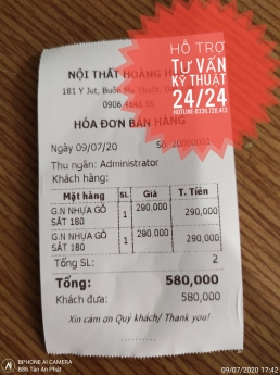 Bán máy tính tiền giá rẻ tại Bình Định cho cửa hàng trang trí nội thất