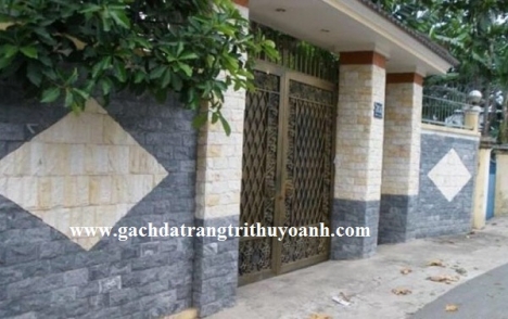 Đá tự nhiên, đá bóc đen, đá ốp tường ngoài trời, đá ốp tường mặt tiền