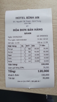 Chuyên bán máy tính tiền giá rẻ cho Khách Sạn tại Mũi Né