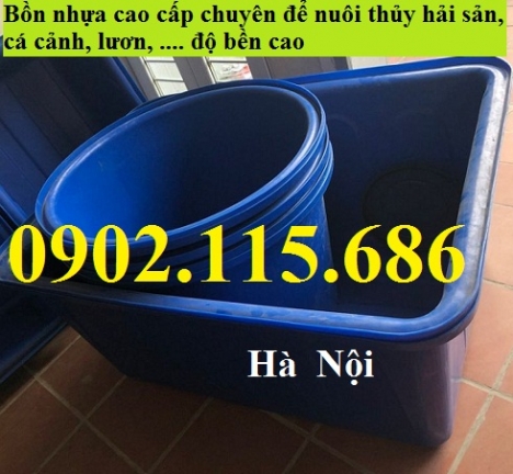 Bồn nhựa nuôi thủy sản, bồn nhựa nuôi cá cảnh, bồn nhựa nuôi lươn, bồn nhựa chữ nhật, bồn nhựa nuôi