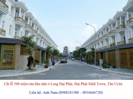 Cắt lỗ 500 triệu/căn khu nhà ở Long Đại Phát, Đại Phát Mall Town, Tân Uyên