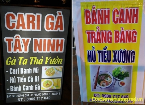 Quán Cari Gà, Hủ Tiếu Xương Ngon Quận 9