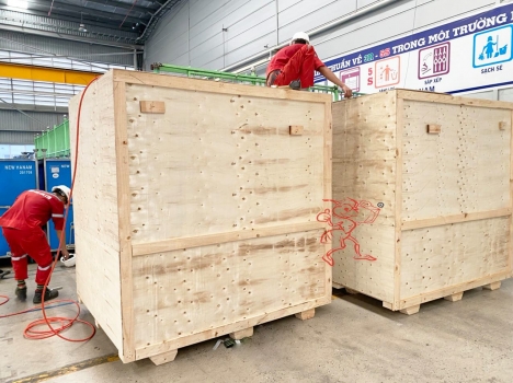 Dịch vụ đóng gói hàng hóa, đóng gói hút chân không tại KCN ơ Đông anh