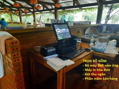Bán trọn bộ máy cảm ứng Dell cho nhà hàng tại Phú Quốc