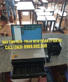 Combo máy tính tiền giá rẻ cho quán ốc ở Tây Ninh
