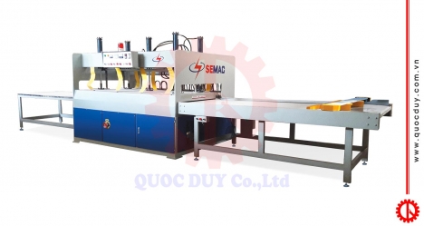 máy ghép gỗ ngang cao tần cho ván dày, nhập khẩu giá tốt