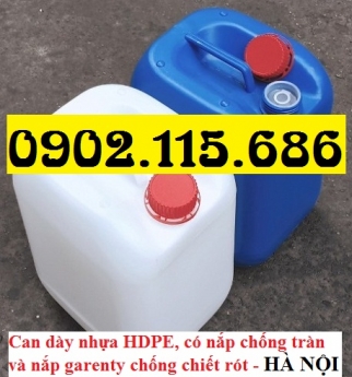 Can nhựa 10 lít, can đựng hóa chất 10 lít, can 10 lít có nắp chống tràn, can đựng hóa chất tại hà nộ