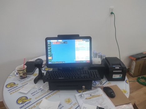 Máy tính tiền giá rẻ cho Shop tại Tiền Giang