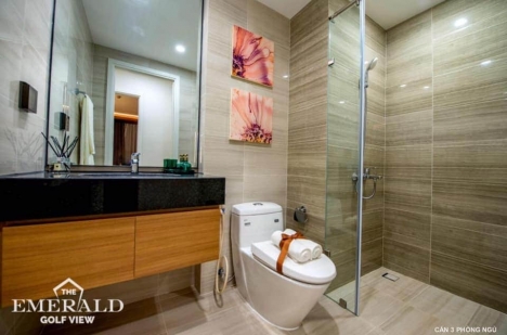 Căn hộ cao cấp emerald golf view mặt tiền đại lộ bình dương view triệu đô sân golf dt 104ha