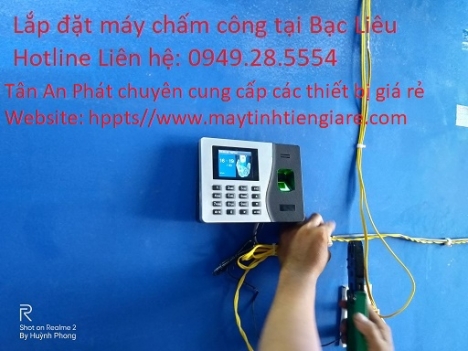 Lắp đặt tận nơi tại Kiên Giang MÁY CHẤM CÔNG giá rẻ cho quán café