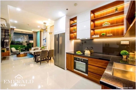 Căn hộ cao cấp emerald golf view mặt tiền đại lộ bình dương view triệu đô sân golf dt 104ha