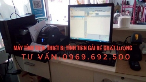Máy tính tiền giá rẻ cho shop balo tại Lai Châu