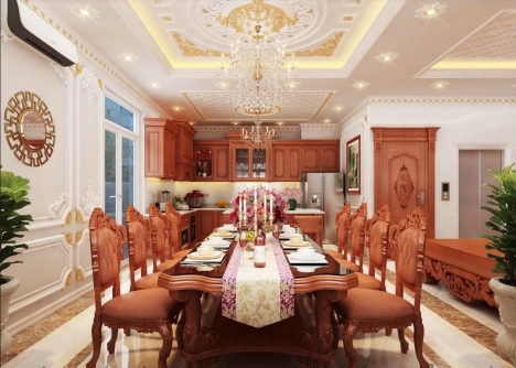  THIẾT KẾ THI CÔNG NỘI THẤT CỔ ĐIỂN QUẬN 2