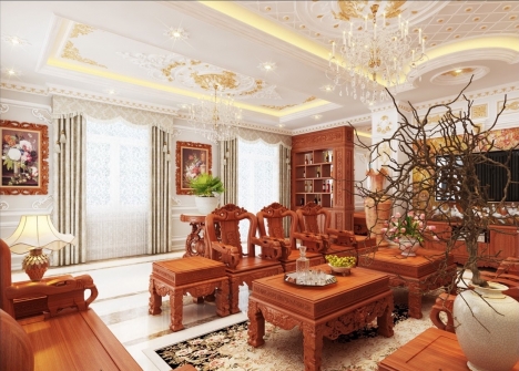  THIẾT KẾ THI CÔNG NỘI THẤT CỔ ĐIỂN QUẬN 2