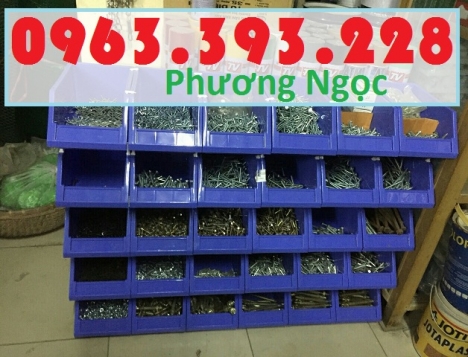 Khay nhựa đựng linh kiện, kệ dụng cụ chống tầng, khay nhựa vát đầu đựng ốc vít