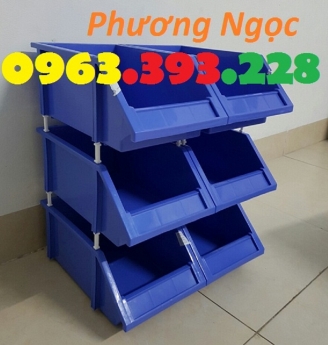 Khay nhựa đựng linh kiện, kệ dụng cụ chống tầng, khay nhựa vát đầu đựng ốc vít