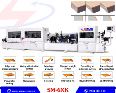 máy dán cạnh thẳng-nghiêng 45 độ, hàng nhập khẩu chất lượng cao