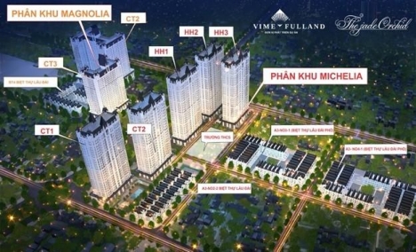 NHÀ CAO CỬA RỘNG TẠI THE JADE ORCHID, 4 TẦNG 1 MÁI CĂN GÓC 3 MẶT THOÁNG, SỐ LƯỢNG GIỚI HẠN