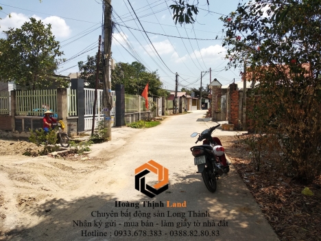 Đất đẹp khu trung tâm xã Phước Thái, dt 9x28, 100% thổ cư, 2 mặt tiền, nở hậu