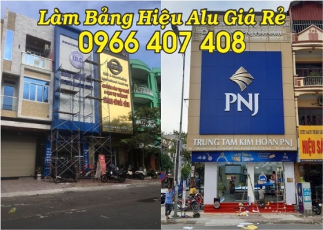Làm Bảng Hiệu Alu Giá Rẻ Liên Hệ 0966 407408 Thi Công Nhôm Alu Làm Bảng Hiệu Alu Giá Bao Nhiêu ?