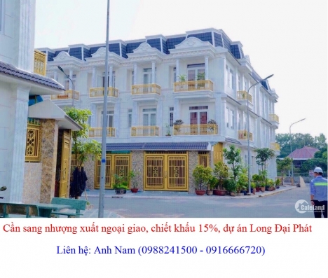 Cần sang nhượng xuất ngoại giao, chiết khấu 15%, dự án Long Đại Phát, đường DT 747