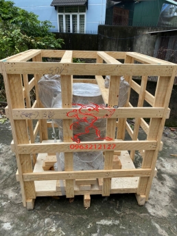 Đóng thùng gỗ  cho máy móc xuất khẩu tại KCN Châu Đức- vũng tàu