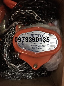 Pa lăng xích kéo tay 3 tấn, 5 tấn, 10 tấn 20 tấn, 30 tấn Nitto Nhật bản giá siêu rẻ