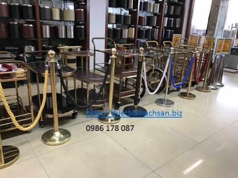 Cột cây chia luồng phân cách, railing stan