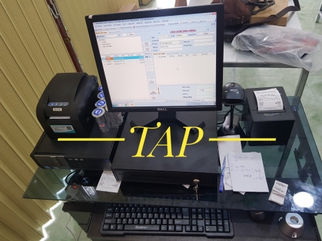 Combo thiết bị tính tiền giá rẻ cho shop baby tại Bình Dương