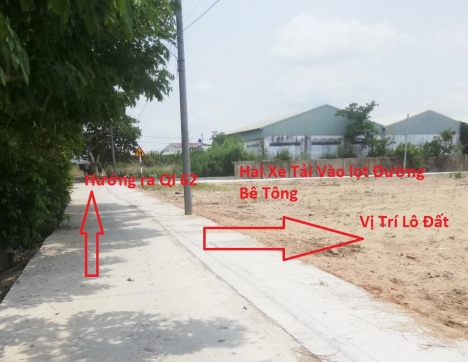 Lô đất dt: 5m x 30m=150m2, SHR, 100% thổ cư, 850tr