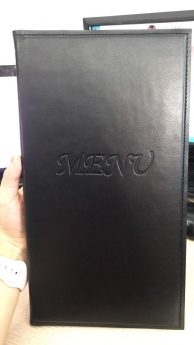Bán Quyển menu nhà hàng, In Menu Bìa Da, In Logo Lên Bìa Menu theo yêu cầu