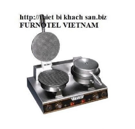 Máy làm vỏ bánh ốc quế đôi