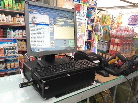 Máy tính tiền cho tạp hóa giá rẻ Gia Lai